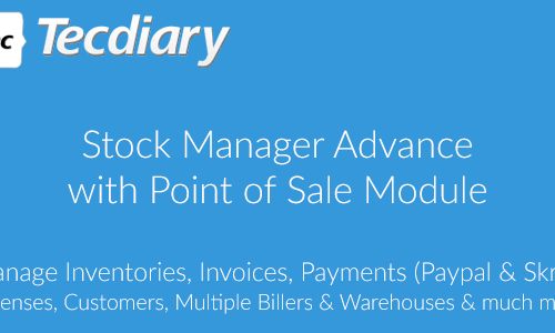 Download Stock Manager Advance with Point of Sale Module v3.2.2
