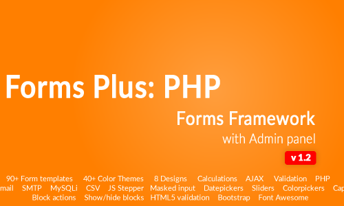 Download Form Framework with Admin Panel – Forms Plus: PHP v1.2.1