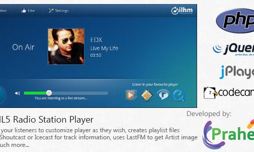 Download HTML5 Radio Station Player