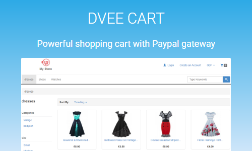 Download Dvee Cart – E-commerce with Paypal