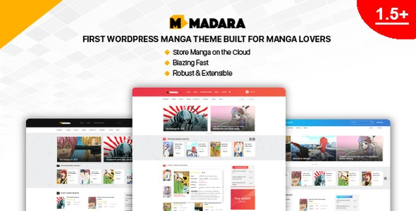 Madara v1.6.4 – WordPress Theme for Manga