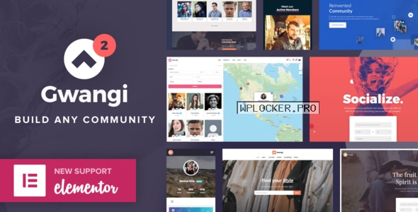 Gwangi v2.3.0 – PRO Multi-Purpose Membership, Social Network & BuddyPress Community Theme