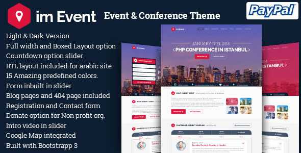 im Event v3.2.6 – Event & Conference WordPress Theme