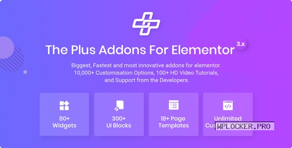 The Plus v3.3.3 – Addon for Elementor Page Builder WordPress Plugin