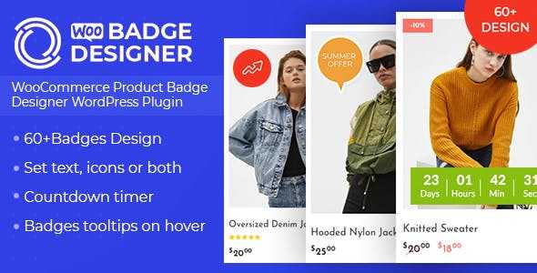 Woo Badge Designer v1.0.9 – WooCommerce Product Badge Designer WordPress Plugin