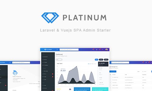 Download Platinum – Laravel & Vuejs SPA Admin Starter