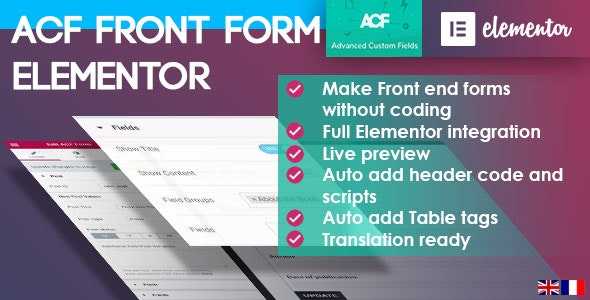 ACF Front Form for Elementor Page Builder v2.2.15