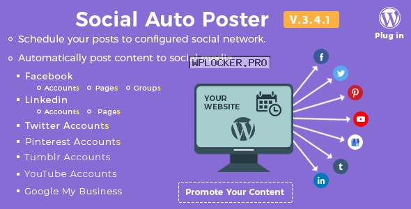 Social Auto Poster v3.4.1 – WordPress Plugin