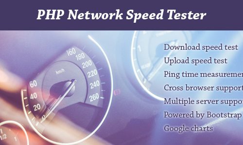 Download PHP Network Speed Tester v1.2
