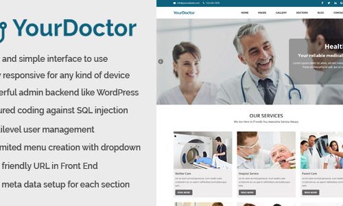 Download Yourdoctor – Medical and Doctor Website CMS