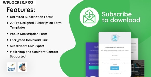 Subscribe to Download v1.1.2 – An advanced subscription plugin for WordPress