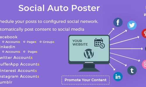 Download Social Auto Poster v3.2.4 – WordPress Plugin