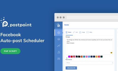 Download PostPoint v1.0.4 – Facebook Auto Post & Scheduler
