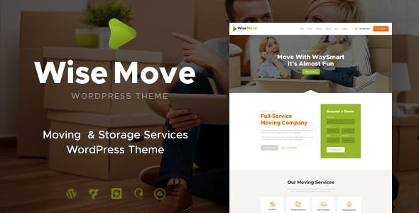 WISE MOVE V1.1.5 – RELOCATION AND STORAGE SERVICES WORDPRESS THEME
