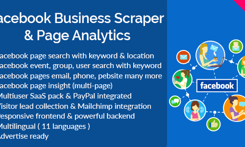 Download Facebook Business Scraper & Page Analytics v2.6