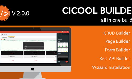 Download Cicool v2.8.0 – Page, Form, Rest API and CRUD Generator