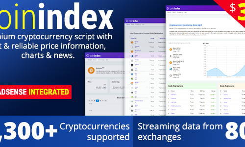Download CoinIndex v1.1 – Premium Cryptocurrency Market Prices & Charts Application