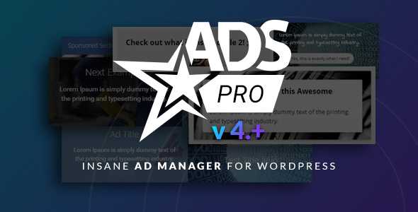 Ads Pro Plugin v4.3.22 – Multi-Purpose Advertising Manager