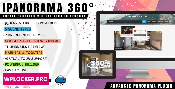 iPanorama 360° v1.5.16 – Virtual Tour Builder for WordPress