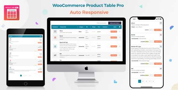 Woo Product Table Pro v5.7.6 – WooCommerce Product Table view solution