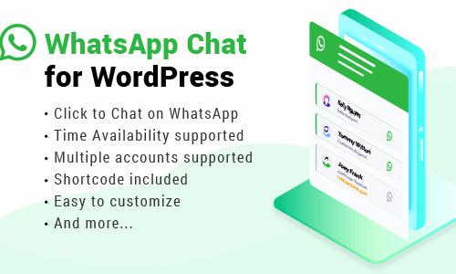 Download WhatsApp Chat for WordPress v2.3