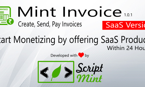 Download Mint Invoice SaaS Version – Create, Send, Pay Invoices, Paypal & Stripe Payment Gateway