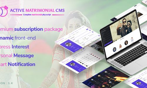 Download Active Matrimonial CMS v1.4
