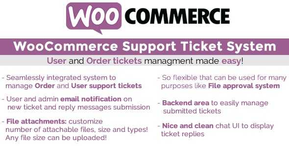 WooCommerce Support Ticket System v1.2.2