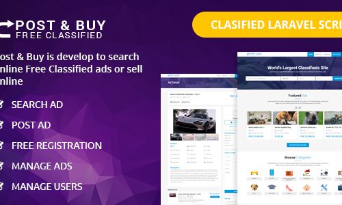 Download Post and Buy v1.1 – Classified Ads Listings