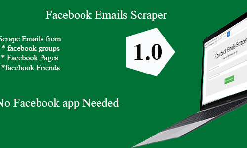 Download Facebook Groups /Pages/ Profiles Emails Scraper 1.1