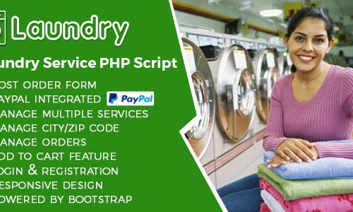 Download Laundry Service PHP script v3.0