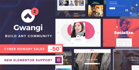 Gwangi v2.2.3 – PRO Multi-Purpose Membership, Social Network & BuddyPress Community Theme