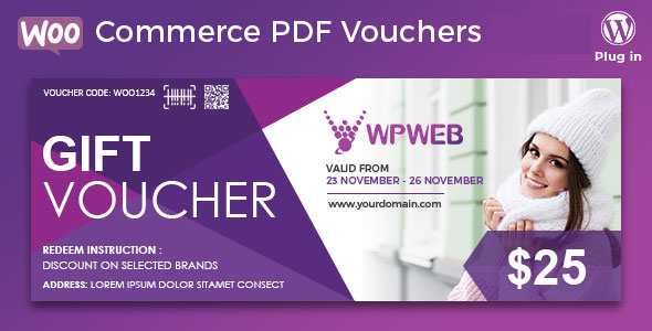 WooCommerce PDF Vouchers v4.0.0 – WordPress Plugin