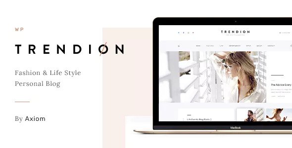 Trendion v1.1.7 – A Personal Lifestyle Blog and Magazine