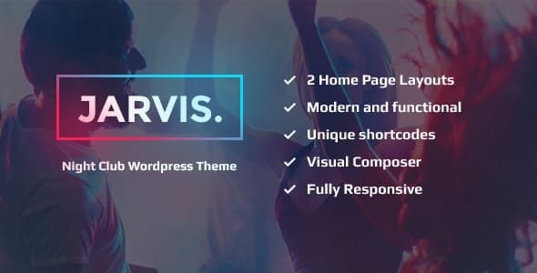 Jarvis v1.8.1 – Night Club, Concert, Festival WordPress Theme