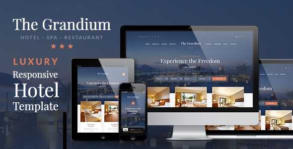 Grandium v1.6.3 – Luxury Hotel Theme
