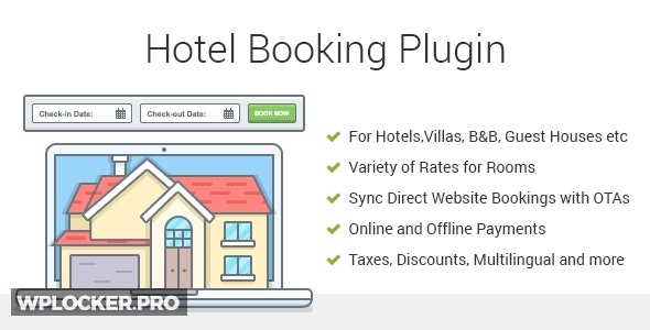 Hotel Booking v3.8.1 – Property Rental WordPress Plugin