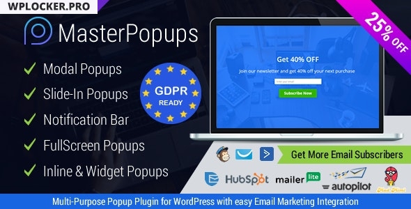Master Popups v3.3.6 – Popup Plugin for Lead Generation