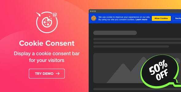 Cookie Consent v1.0.2 – WordPress Cookie Plugin