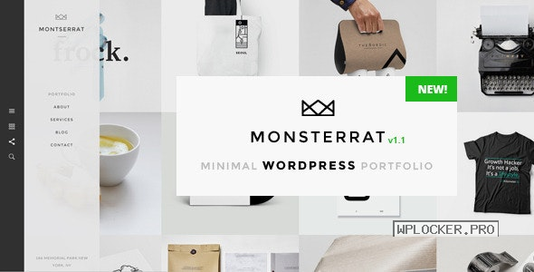 Monsterrat v1.2.1 – Minimal WordPress Portfolio Theme