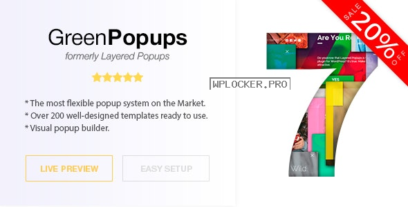 Green Popups (formerly Layered Popups) v7.02 – Standalone Popup Script
