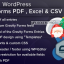 WordPress Gravity Forms PDF, Excel & CSV v1.4.1