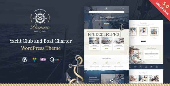 Lamaro v1.2.2 – Yacht Club and Rental Boat Service WordPress Theme