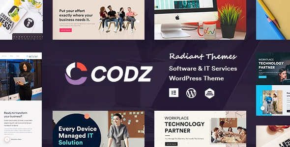 Codz v1.0.3 – Software & IT Services Theme