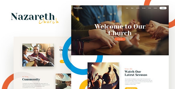 Nazareth v1.0.6 – Church & Religion WordPress Theme