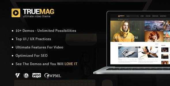 True Mag v4.3.3 – WordPress Theme for Video and Magazine