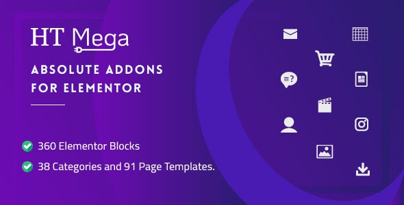 HT Mega Pro v1.2.3 – Absolute Addons for Elementor Page Builder