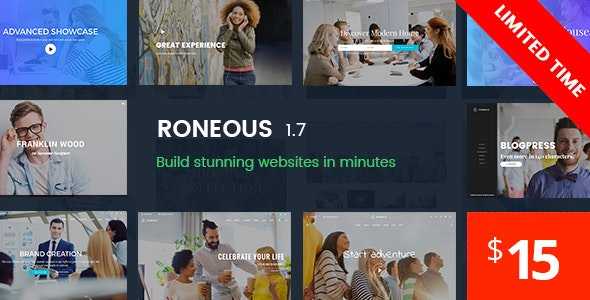 Roneous v1.7.7 – Creative Multi-Purpose WordPress Theme