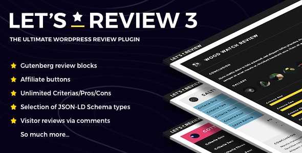 Let’s Review v3.1.1 – WordPress Plugin With Affiliate Options