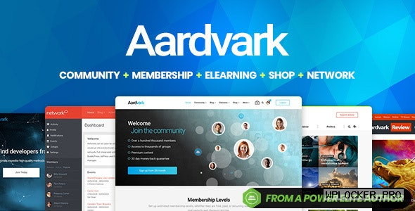 Aardvark v4.20 – Community, Membership, BuddyPress Theme